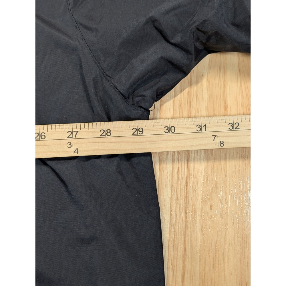 Ryno Gear Mens 3XL Black Coaches Jacket Windbreaker Snap Front WB-03 - Picture 5 of 6